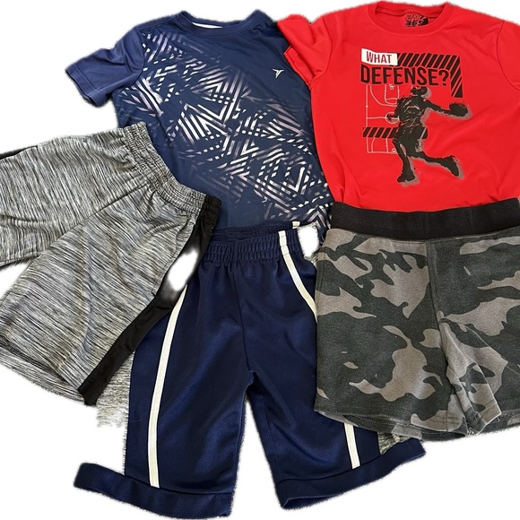 Boys Shorts and T Shirt Outfit Lot Size 6-8 - Picture 1 of 2
